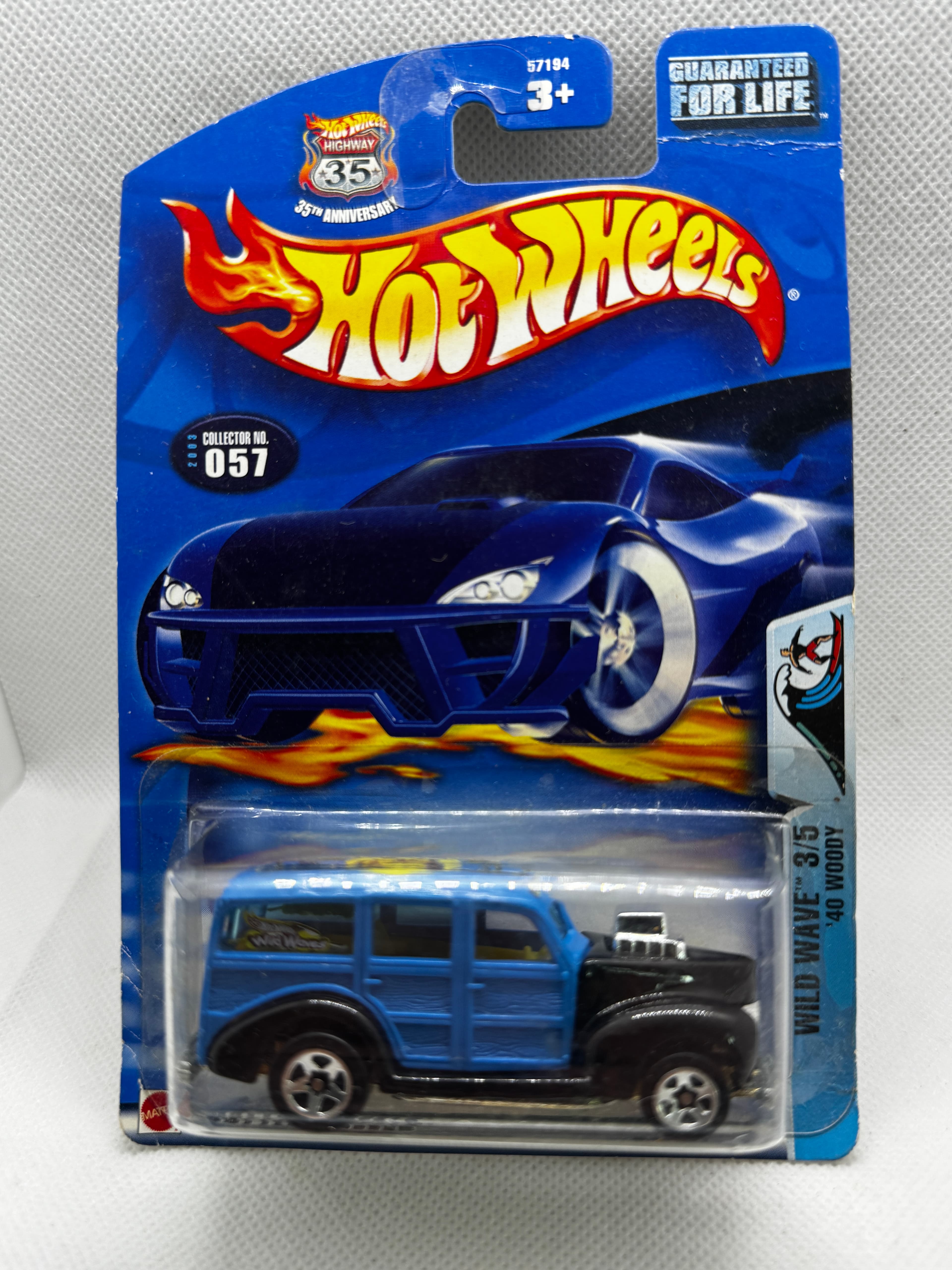 Hot Wheels 40 Woody Wild Wave 3/5