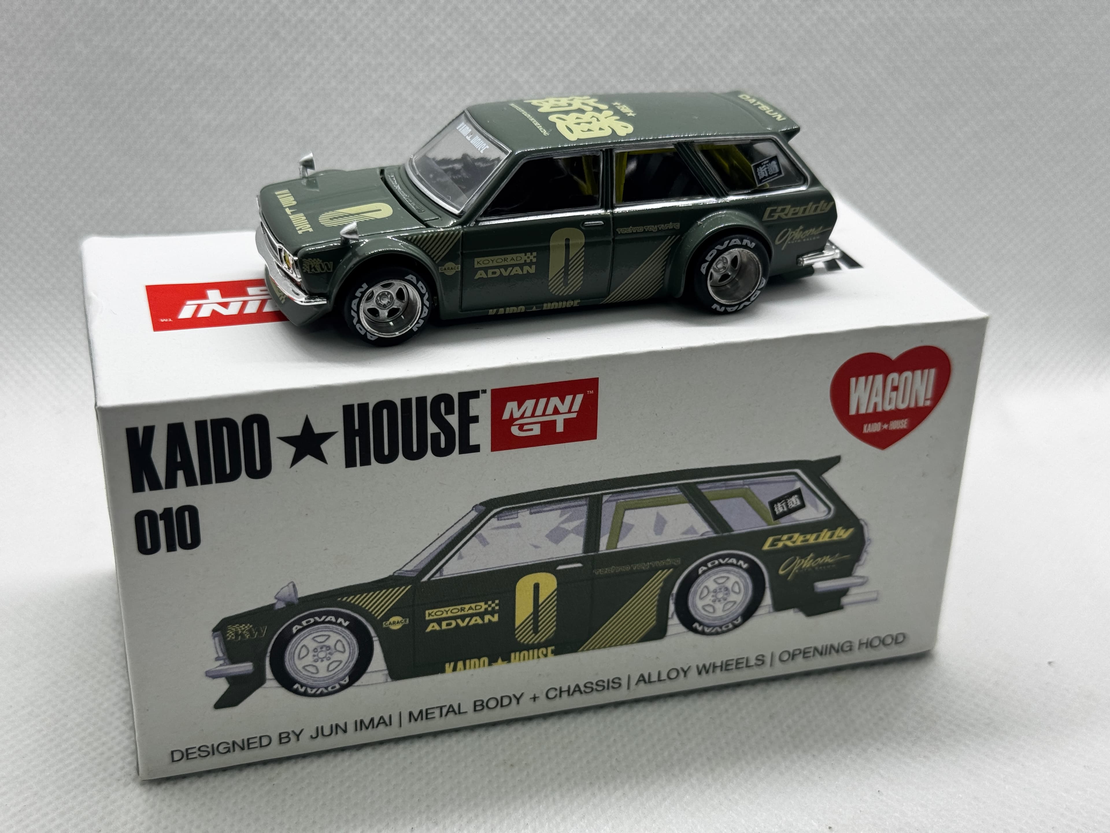 Kaido House Nissan Datsun Wagon 510 (Verde)