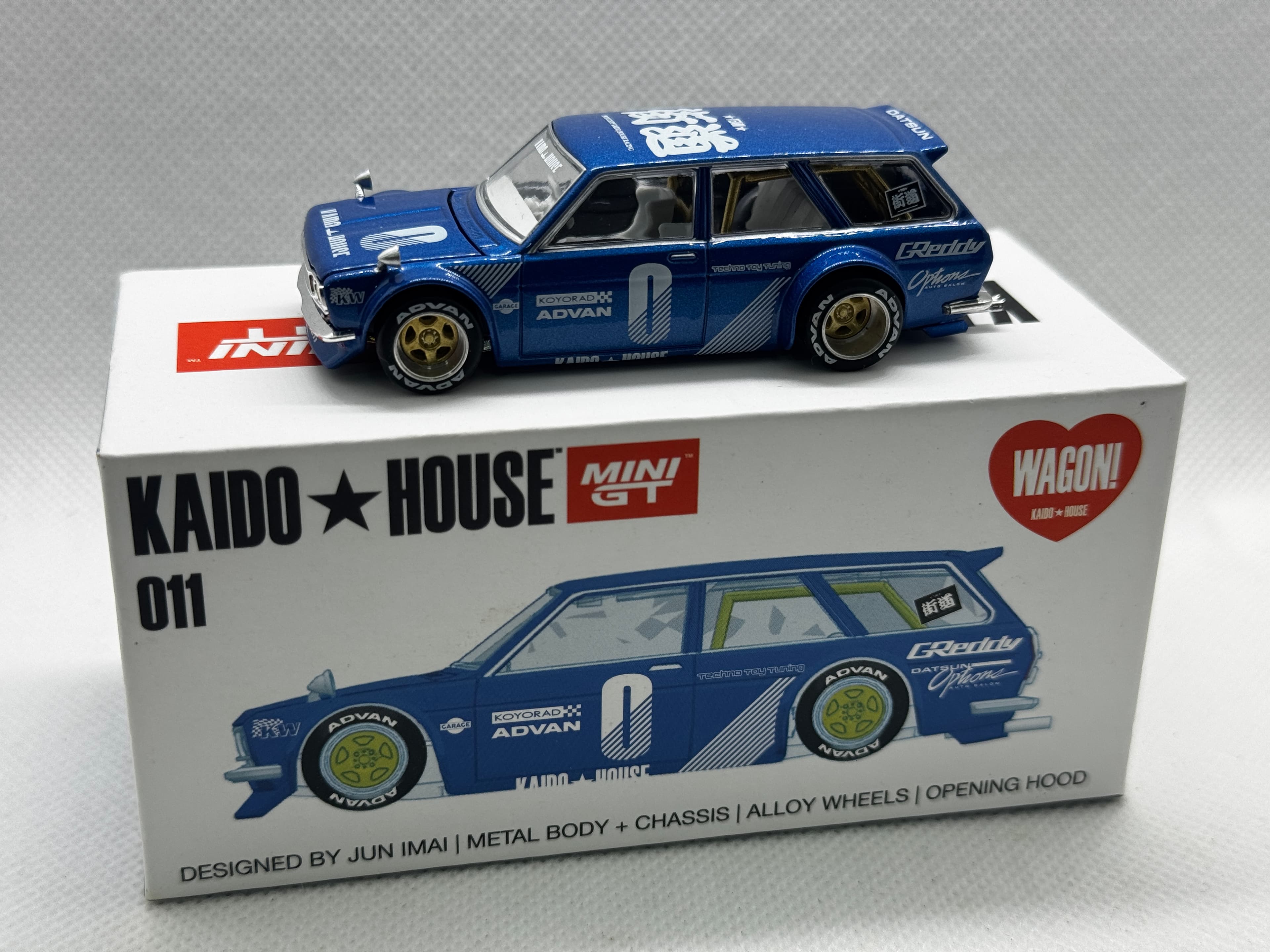 Kaido House Nissan Datsun Wagon 510 (Azul)