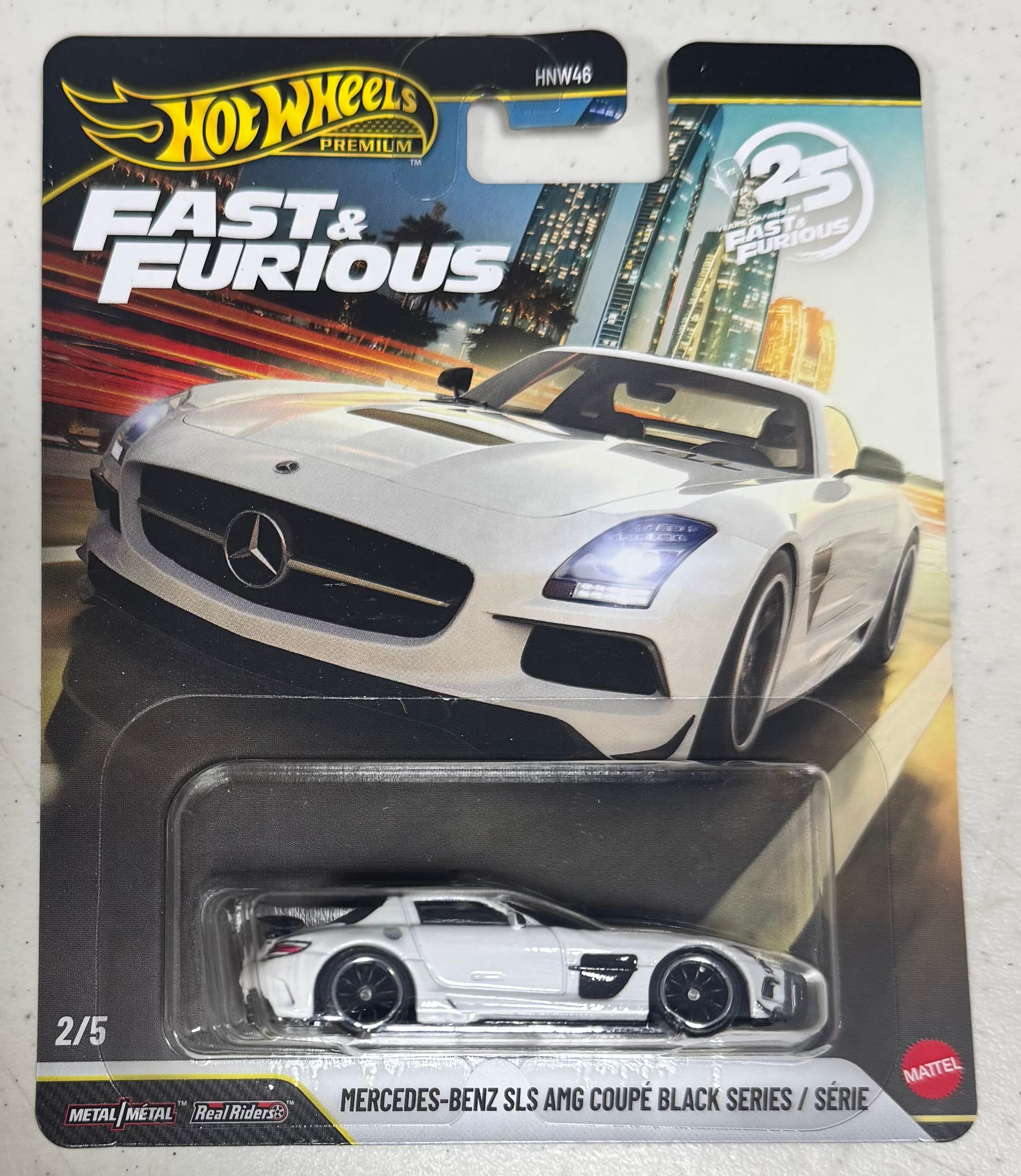 Hot Wheels Mercedes Benz SLS Coupe Black Series